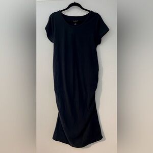 Maternity Bodycon Knee to mid-length Black Dress